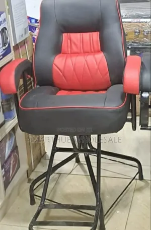 Rotating Barber Chair Red