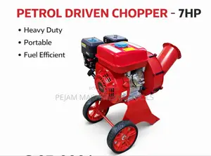 Heavy-Duty Petrol-Driven Chipper/Shredder/Feedchopper Machine