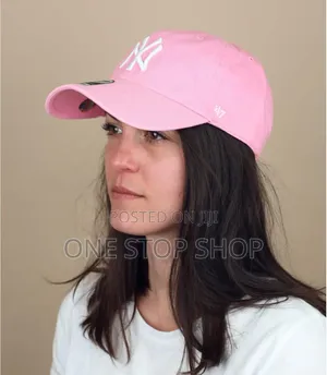 Ny Pink White Logo Bunny Classic Baseball Cap