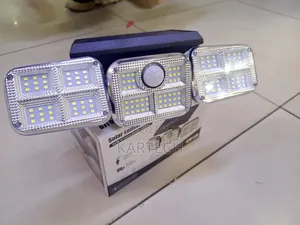 Solar Motion Sensor Security Light With Three Adjustable Led Panel
