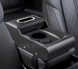 Multipurpose Black Armrest Handrest Pad Witsaviette, Phone, Cupholder