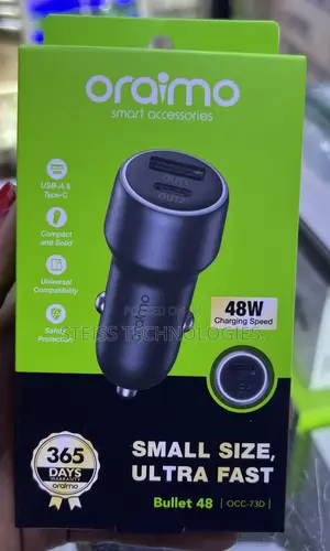 48w Oraimo Fast Car Charger