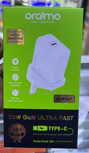 35w Gan Oraimo Type C Charger.