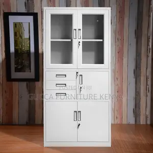 2-door Steel Office Filling Cabinet With Safe
