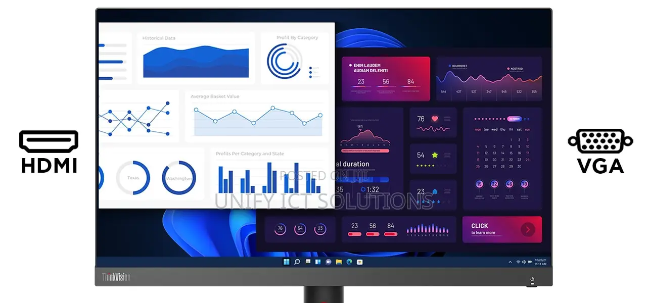 Lenovo Thinkvision S24i-30 23.8" FHD Monitor,
