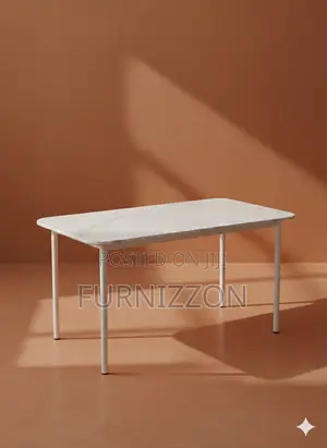 Strong Marble Outdoor Dining Table for Home and Resort