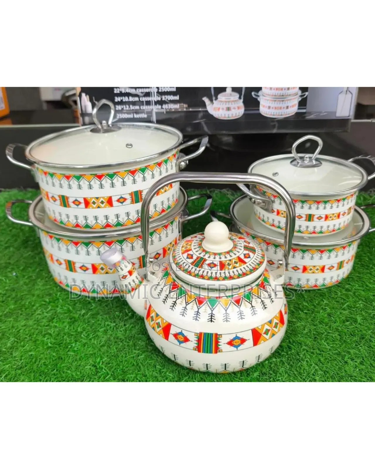 10-Piece Enamel Cookware Set