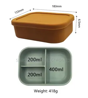 Partitioned Silicone Lunch Box
