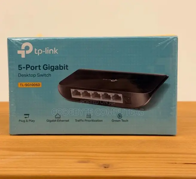 Tp-link 5-port Mbps Gigabit Switch -tl-sg1005d