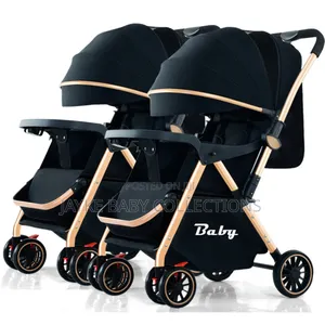 Twin Stroller Set 3–36m | One-Click Fold Shockproof