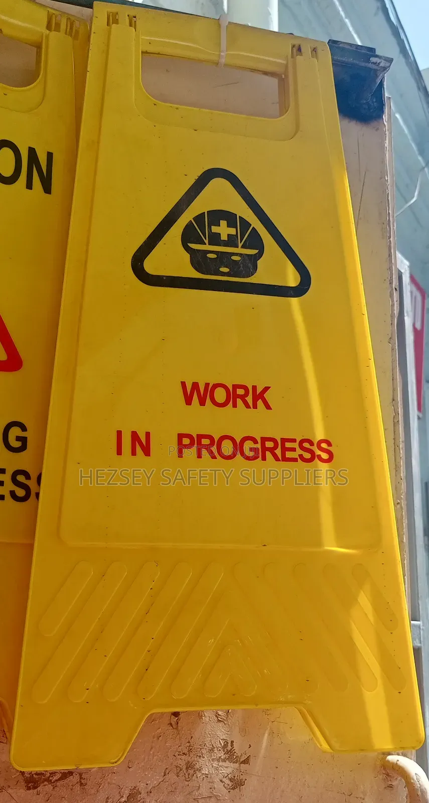 Work In Progress A-frame Caution Board
