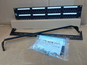 48 Port Cat6 Patch Panel 1u 19 Inch Rack Mount