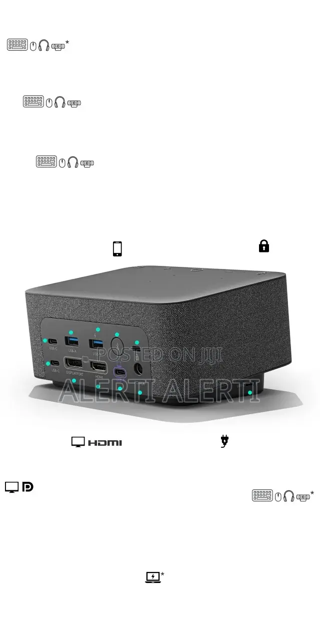 Logi Dock All-in-One Usb-C Docking Station
