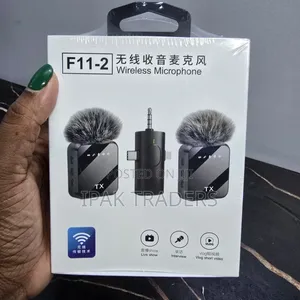 *F11-2 Double 3 in 1 Content Wireless Microphone
