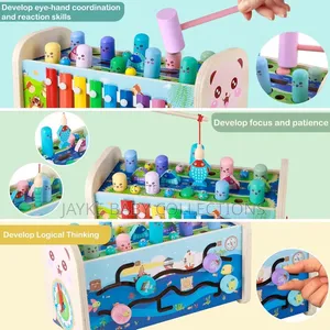7in1 Montessori Hammer Bench | Fine Motor 1–4y