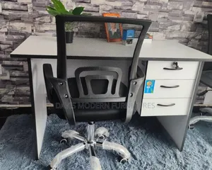 Study Desk With Mesh Office Chair