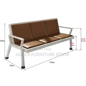 3-seater Modern Reception Waiting Bench