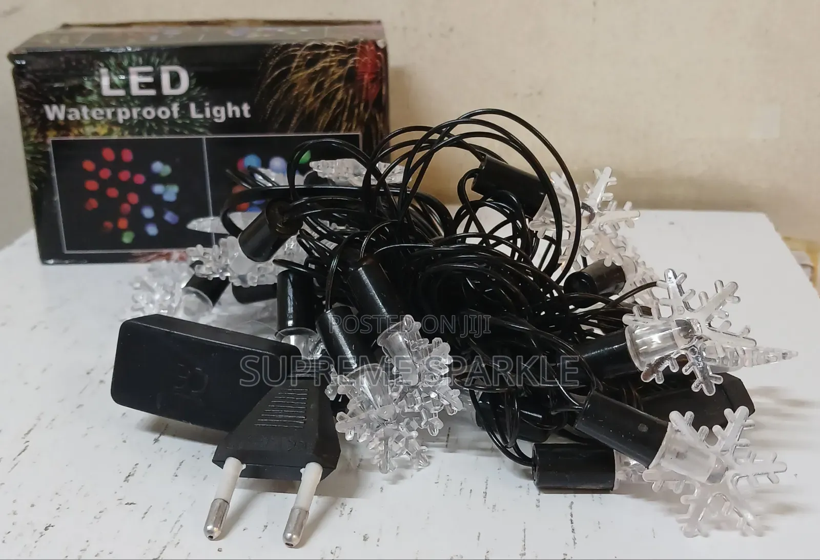 Led Snowflake String Lights 10m / Christmas Lights