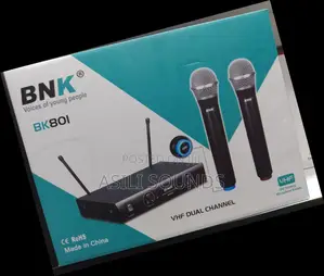 BNK Bk801 VHF Wireless Microphone System.