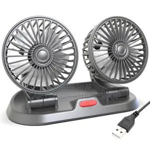 Quiet and Powerful Usb Fan Adjustable Double Heads With Speed Control
