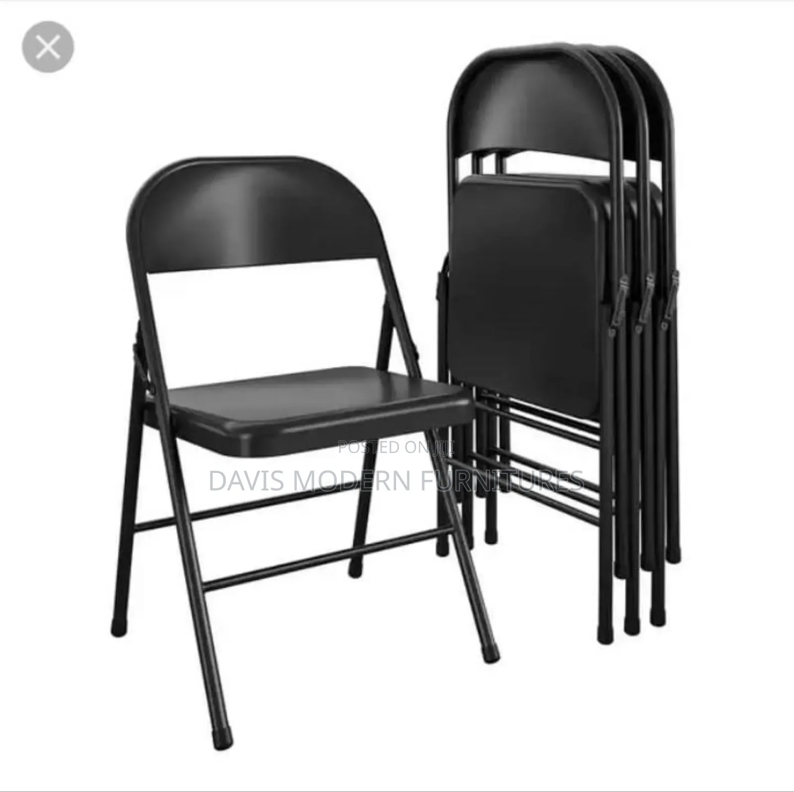 Foldable Black Chair