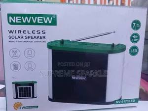 Newvew Nv-9173led Wireless Solar Speaker