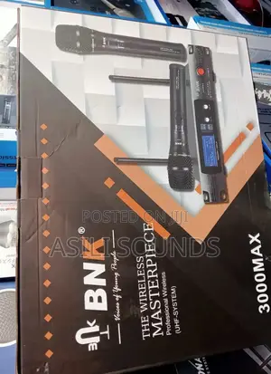 BNK 3000 Max Professional Wireless Microphone System.