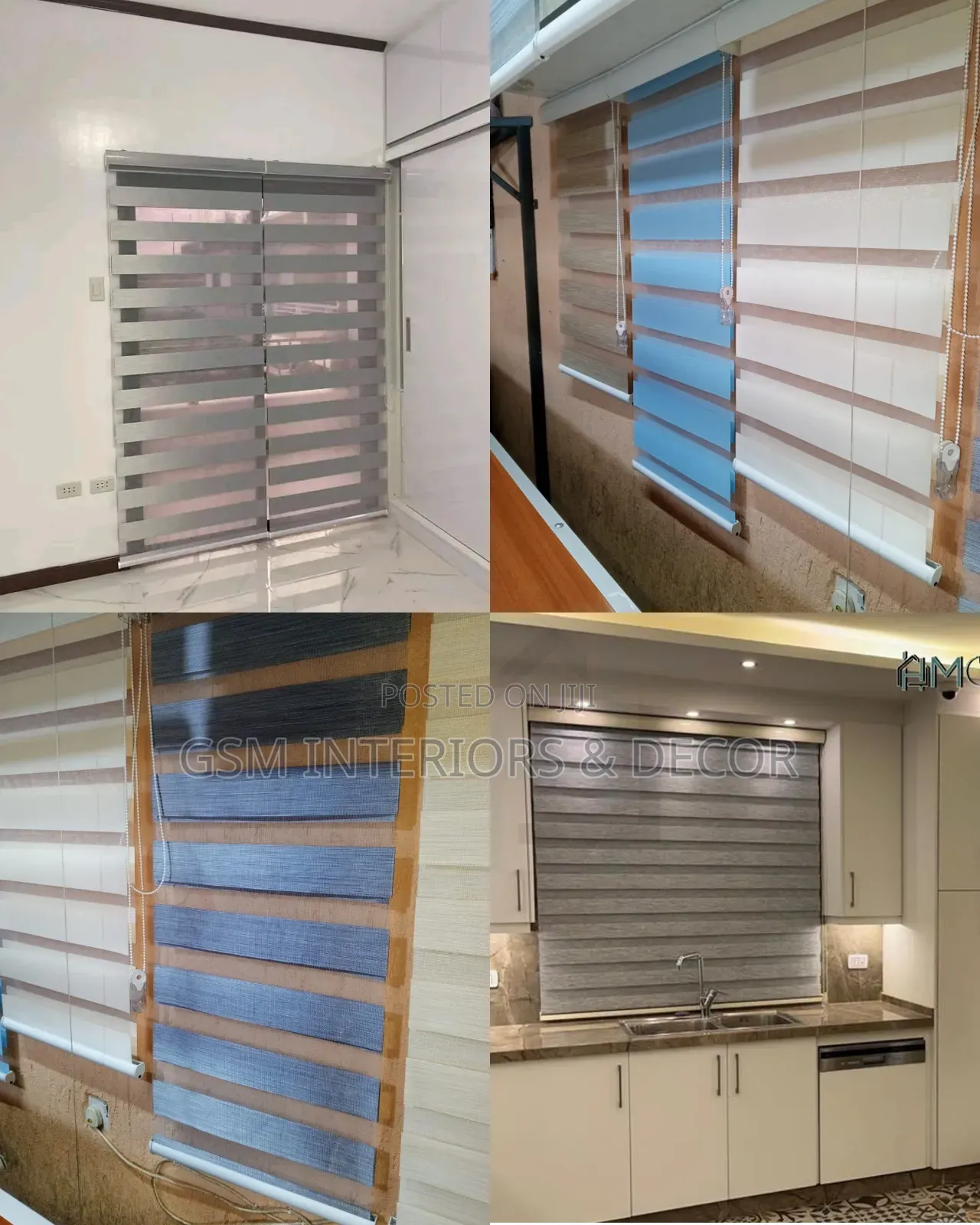 Roll Up Kitchen Blinds/Curtains for Modern Kitchen Sinks