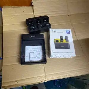 Mini Wireless Lavalier Youtube Vlog Tiktok T68 Mic - Noise Cancelling