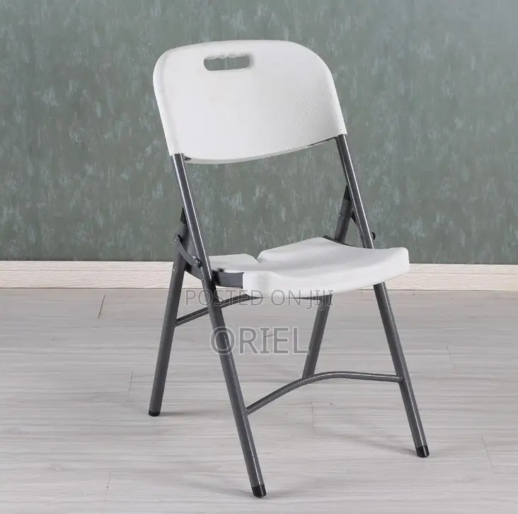 Plastic Chairs; Uv-Resistant Foldable Outdoor Patio Chair