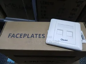 Giganet Ethernet Dual Faceplate Cat 6a