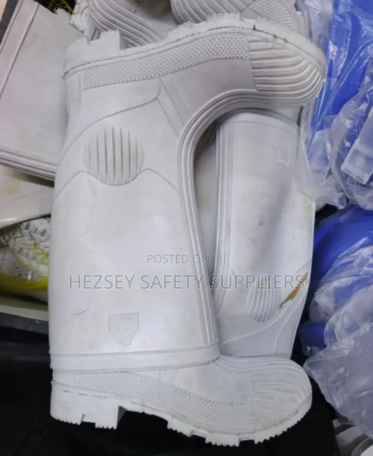 Industrial Heavy Duty Gumboots (White)