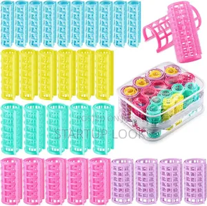 3 Pack Plastic Natural Rollers