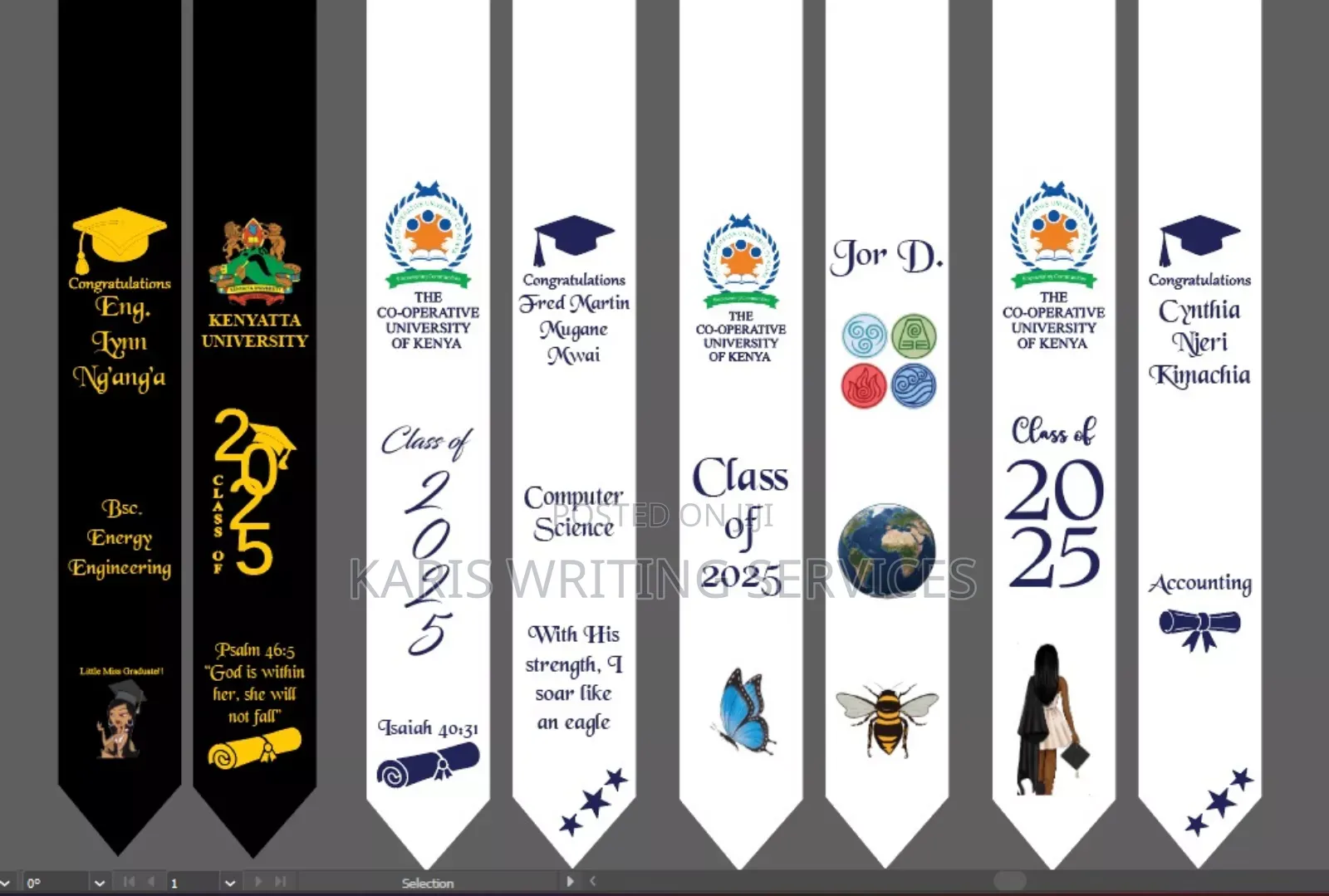 Graduation Sashes