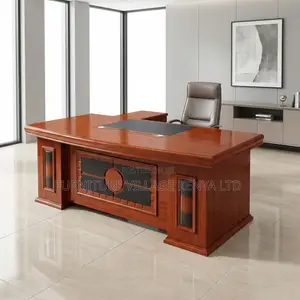Office Desk; 1.8m Mahogany Executive Desk