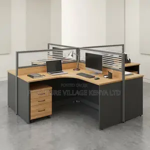 Workstation; Curved 4-way Workstation