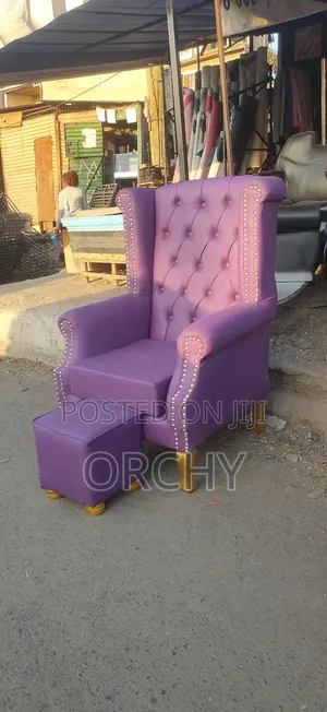 Leather Single Pedicure Seat/ King Chair/Queen Chair