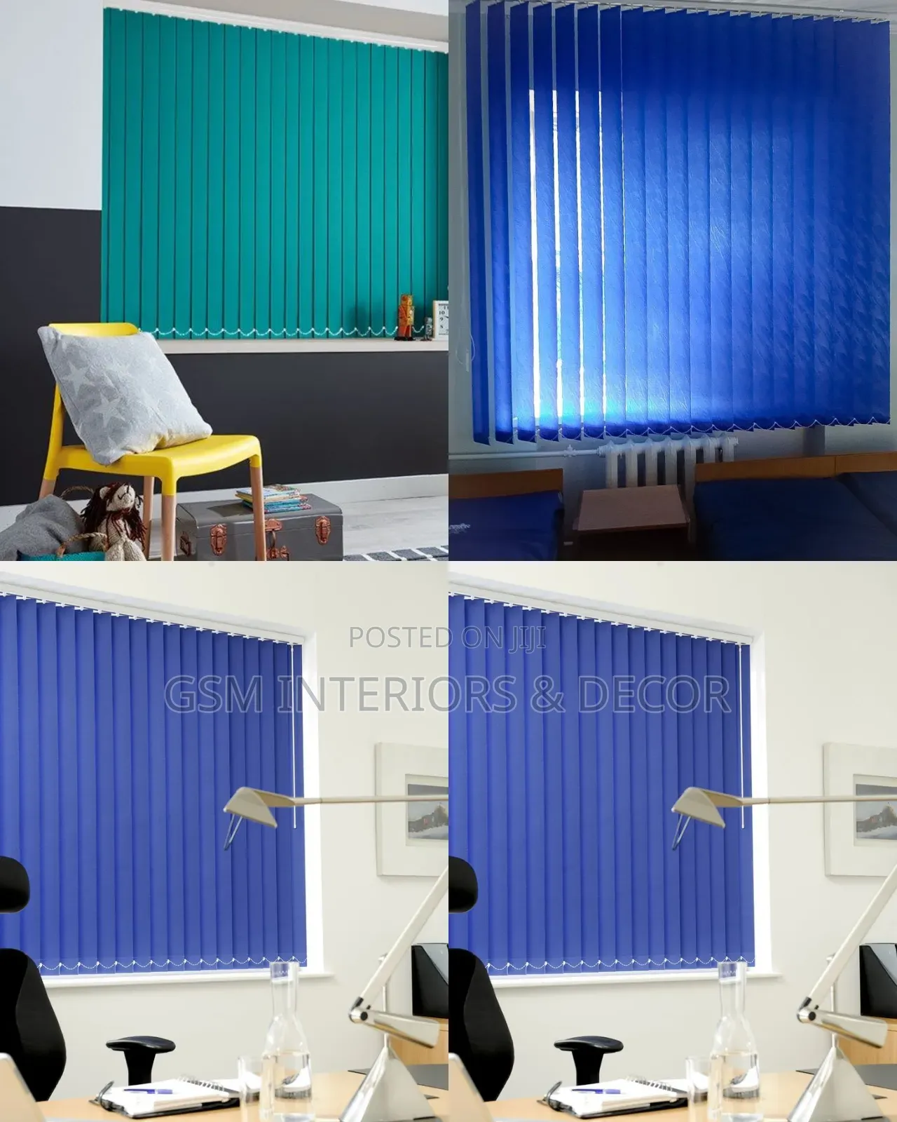 Vertical Office Blinds/Curtains Per Complete Square Meter
