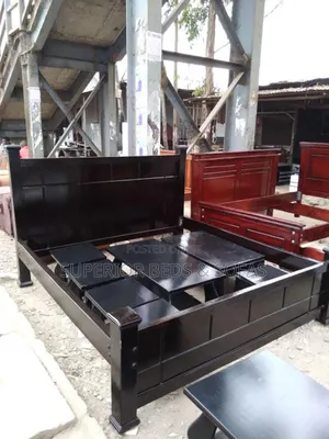 Executive Black Bed Size 5 by 6