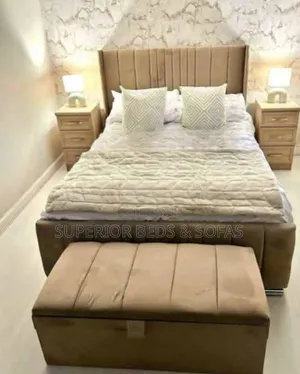 Brown Panel Bed
