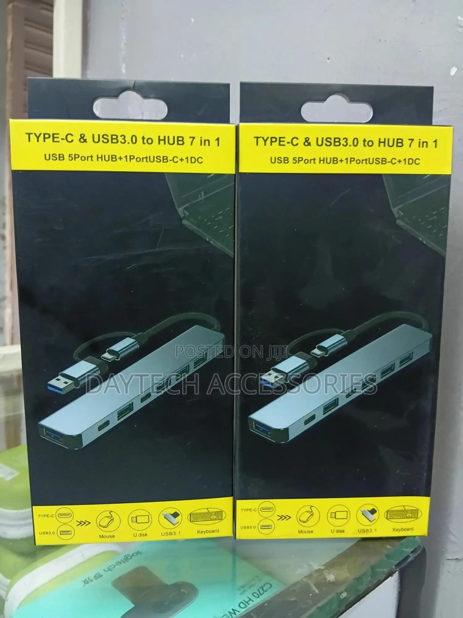 7 in 1 Usb Type C Extender Usb Hub