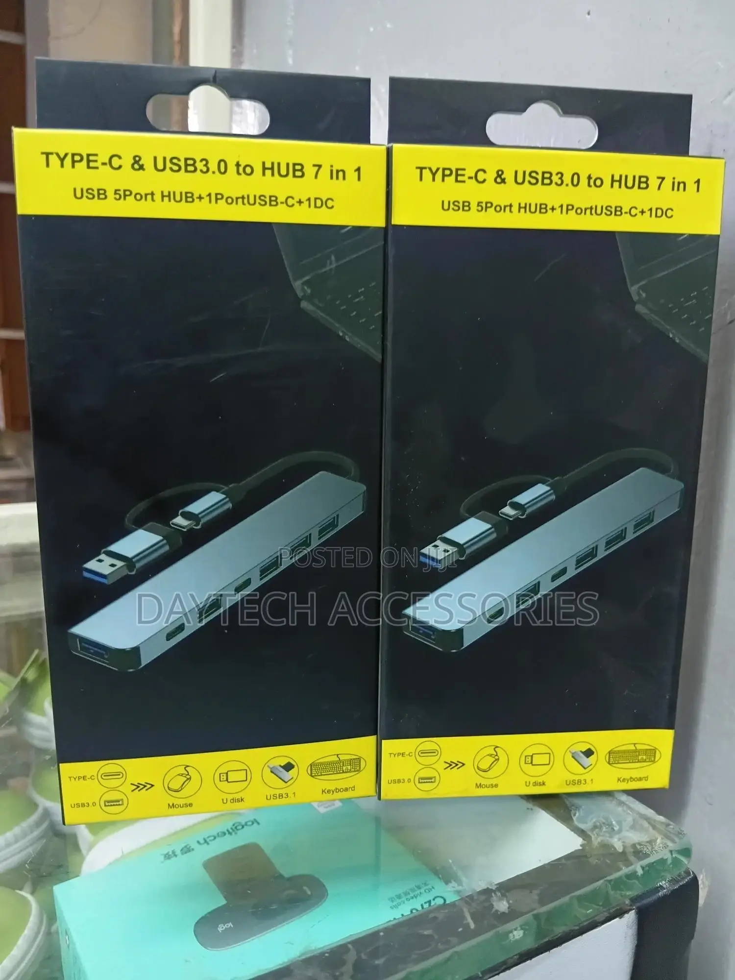 7 in 1 Usb Type C Extender Usb Hub