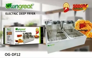 Owngreat 12litre Double Deep Fryer