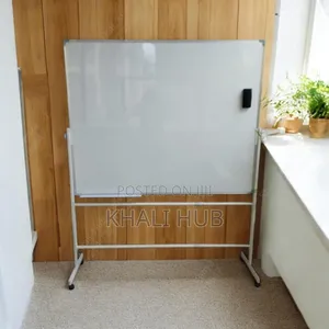 Whiteboard Whiteboard With Rotating Stand 1.5mx1.2m, Free Standing