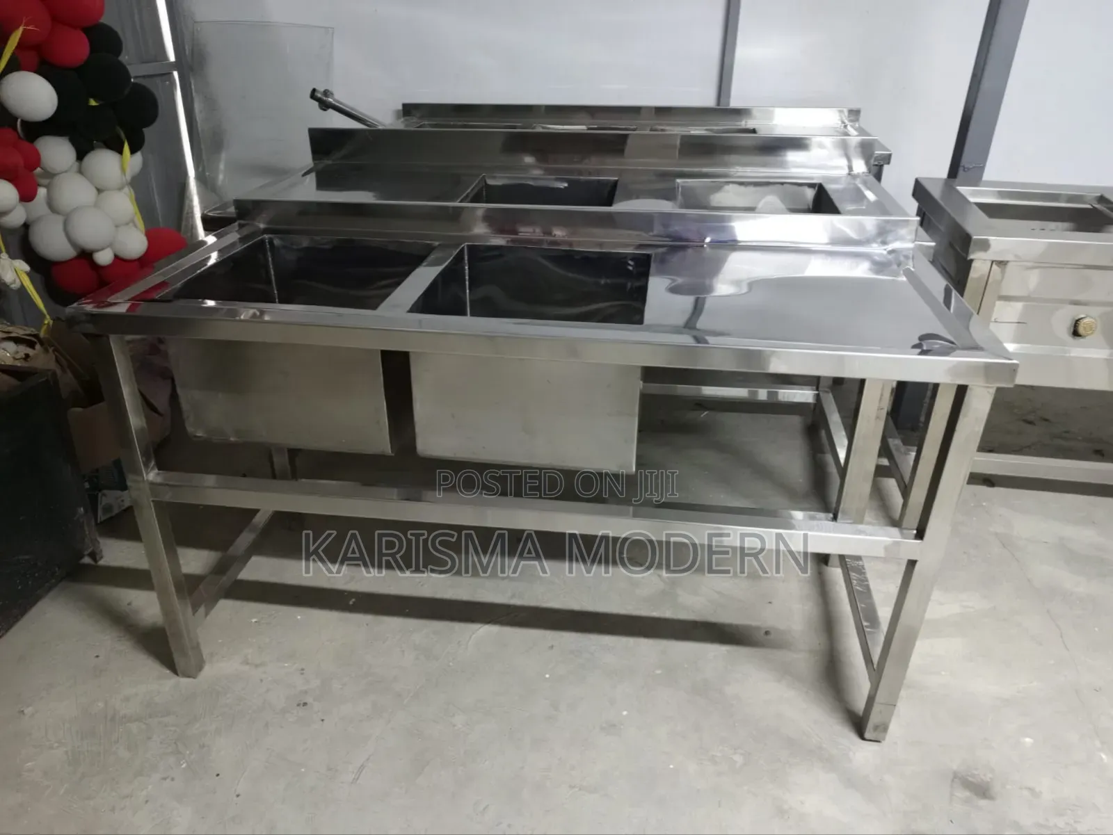 Dishwashing Sink Double