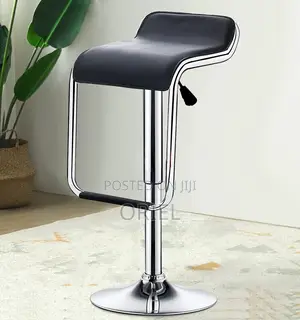 Modern Counter Barstool : Adjustable Height Aluminium Frame Barstool