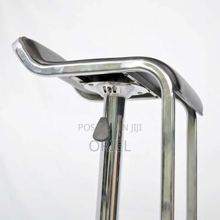 Modern Counter Barstool : Adjustable Height Aluminium Frame Barstool