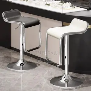 Modern Counter Barstool : Adjustable Height Aluminium Frame Barstool