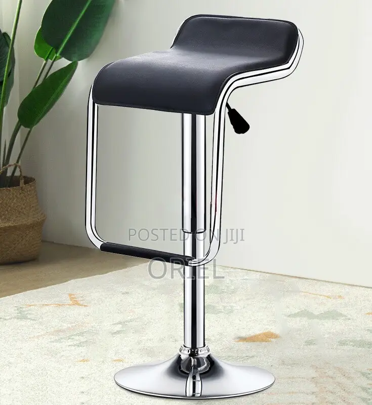 Modern Counter Barstool : Adjustable Height Aluminium Frame Barstool