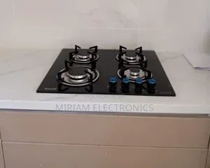 Bolesi Built in Hob Cooker 4 Gas Burner Tampered Glass